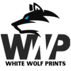 White Wolf Print